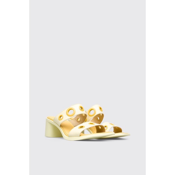 Camper Shoes - Camper Meda Yellow Sandal Heels